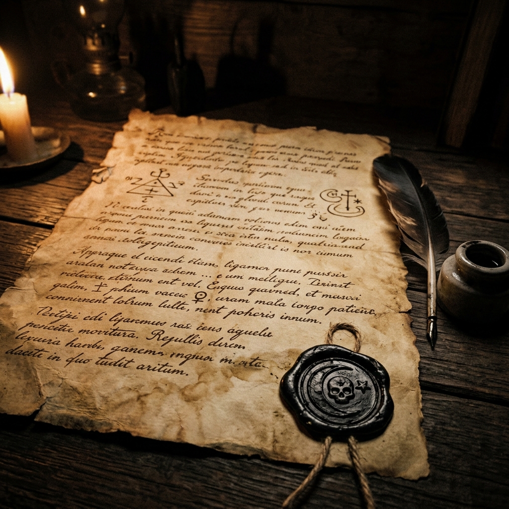 Pergamino ritual Lucifer